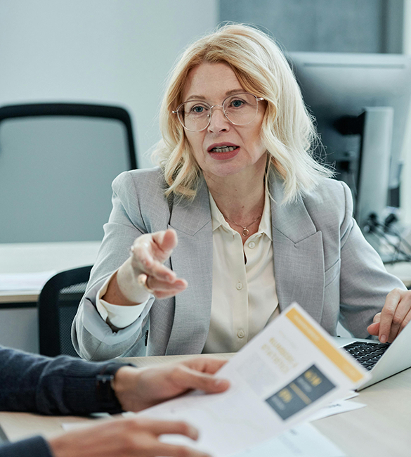 Happy Woman with Laptop